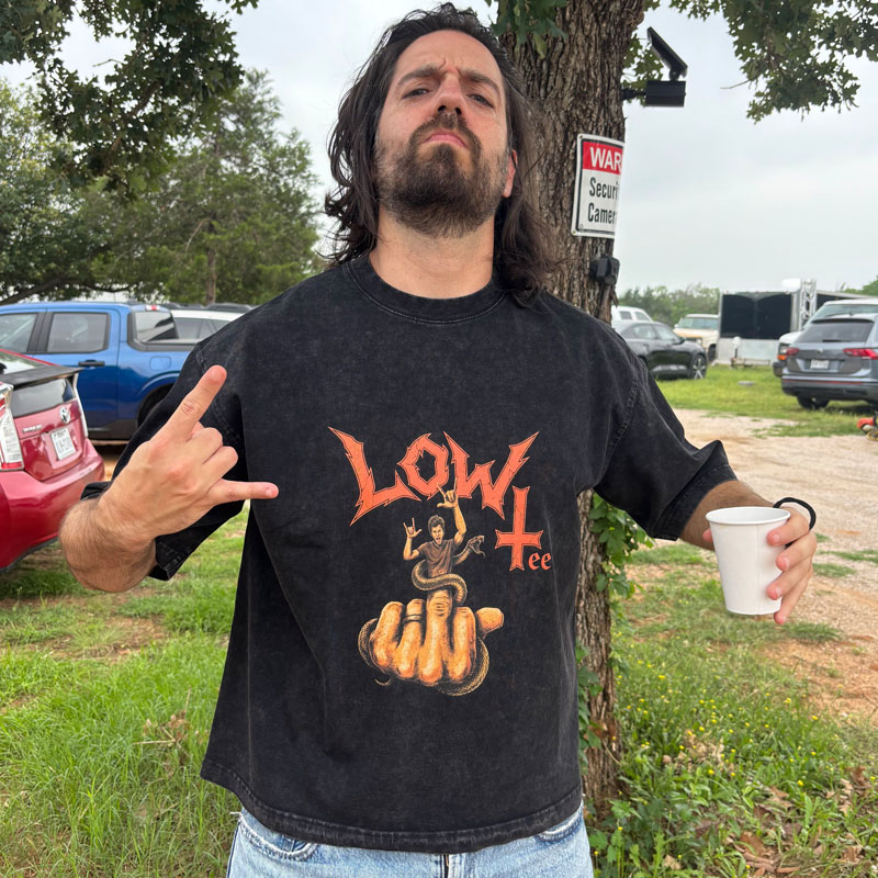 Low Tee worn