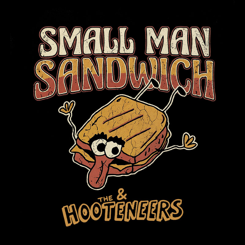 Small Man Sandwich shirt graphic